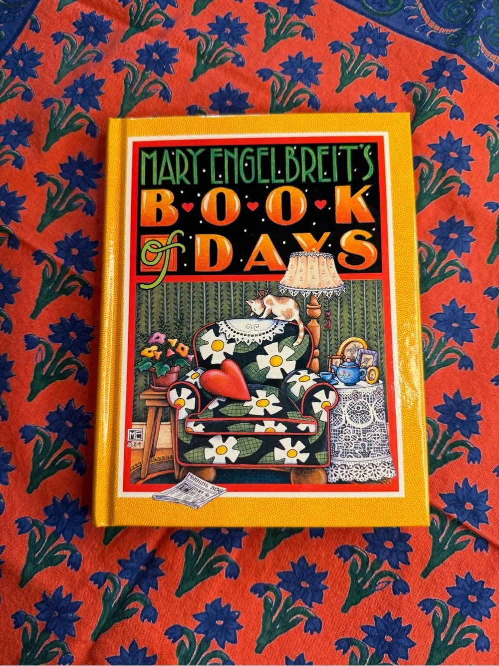 Mary Engelbreit Book of Days Hardcover Calendar Planner Diary Journal like new
